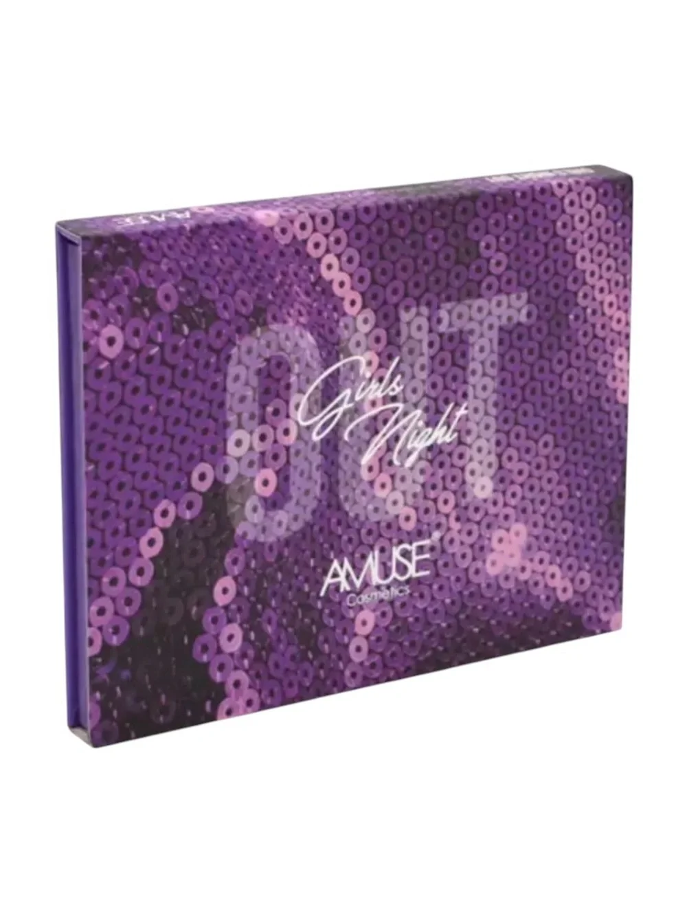 NEW AMUSE Girls Night Out 12 Shade Shimmer Matte Metallic Eyeshadow Palette Pink